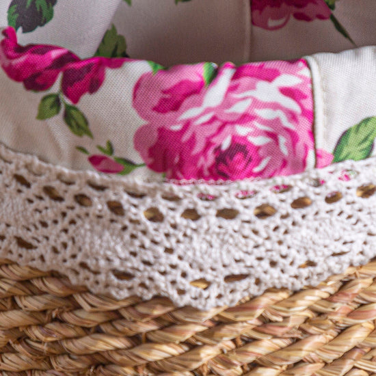 fleur halfa square basket