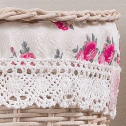 cottage laundry wicker basket