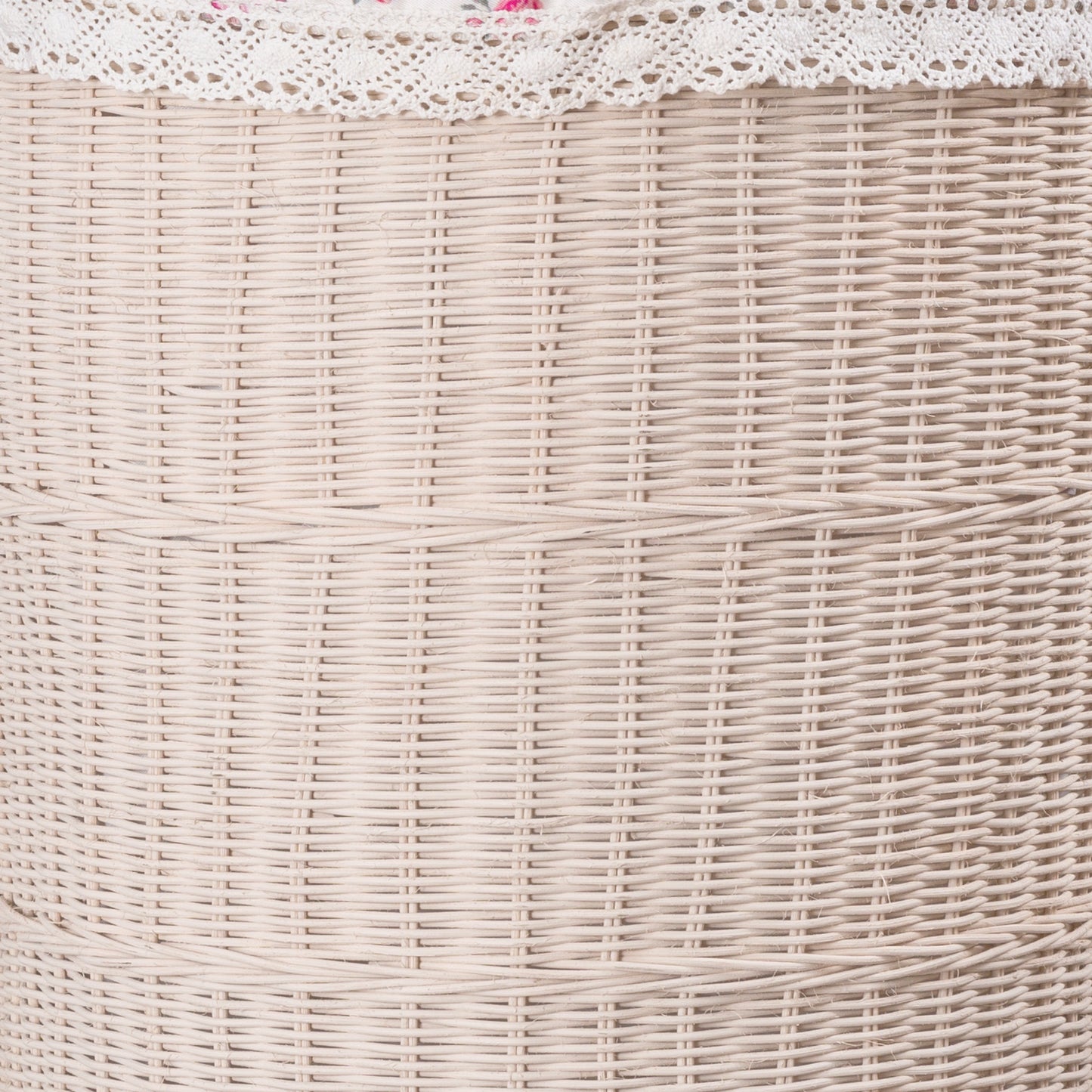 cottage laundry wicker basket