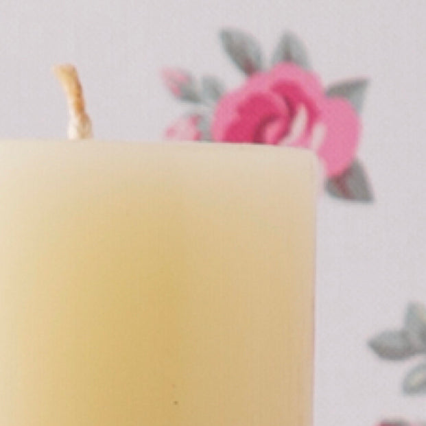 pillar candle antique white