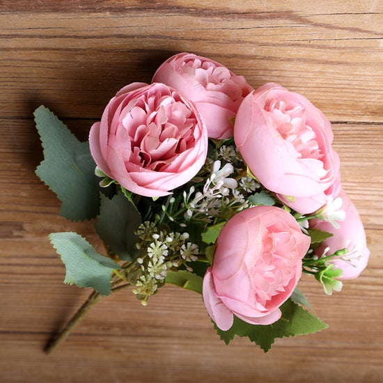 peony faux bouquet