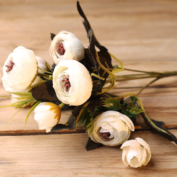 peony faux bouquet