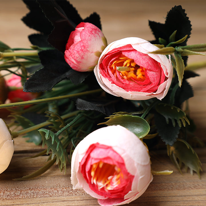 peony faux bouquet