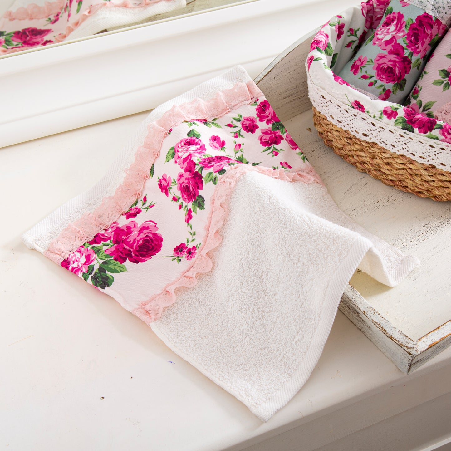 fleur face towel