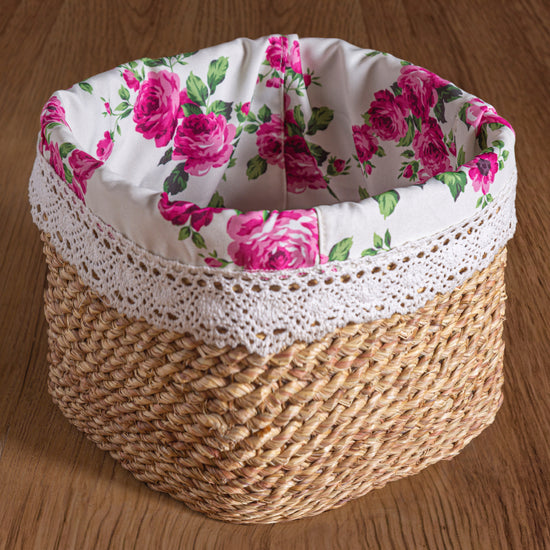 fleur halfa square basket