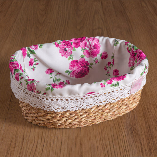 fleur halfa oval basket