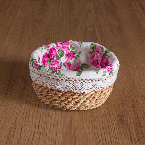 fleur halfa round basket